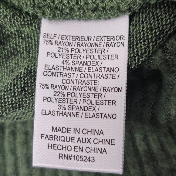 Bobeau Women's Green Open Front Long Sleeve Lightweight Cardigan Size PS NWT - Picture 11 of 15